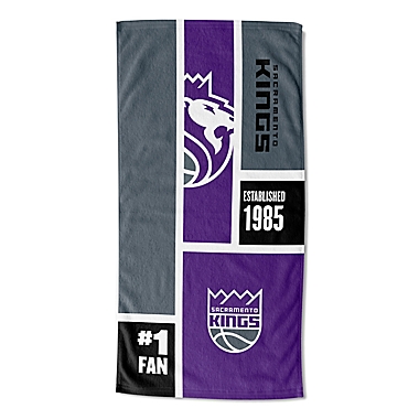 NBA Sacramento Kings Personalized Colorblock Beach Towel. View a larger version of this product image.