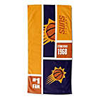Alternate image 1 for NBA Phoenix Suns Personalized Colorblock Beach Towel
