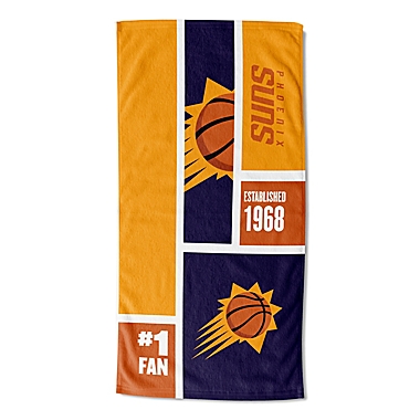 NBA Phoenix Suns Personalized Colorblock Beach Towel. View a larger version of this product image.