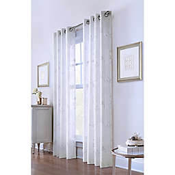 Commonwealth Home Fashions Triston 84-Inch Grommet Window Curtain Panel in White (Single)