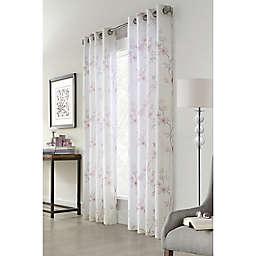 Commonwealth Home Fashions Blossom 84-Inch Grommet Window Curtain Panel in Blush (Single)