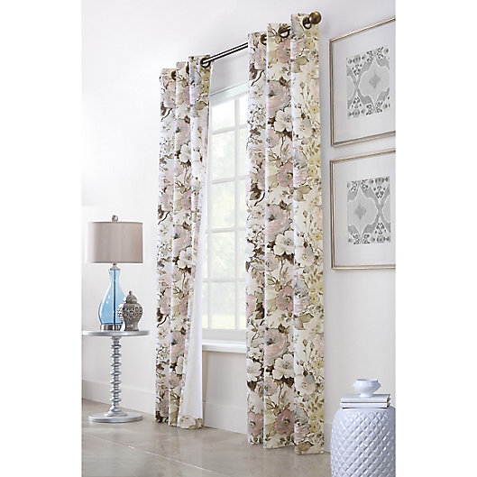 Alternate image 1 for Commonwealth Home Fashions Belladonna 160-Inch x 84-Inch Grommet Window Curtain  (Set of 2)