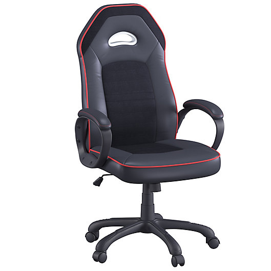 Alternate image 1 for Lifestyle Solutions® Portland Gaming Task Chair in Black