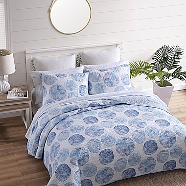 Tommy Bahama&reg; Ocean Isle Twin Quilt Set in Indigo. View a larger version of this product image.