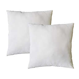 Simply Essential™ Square Throw Pillow Inserts in White (Set of 2)