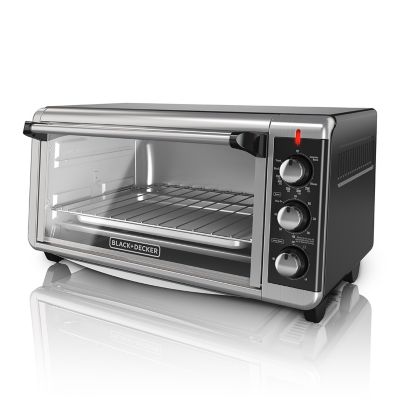 6 Slice Convection Toaster Oven, Black Decker To3000g 6 Slice Convection Countertop Toaster Oven Silver