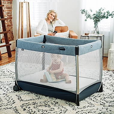 Chicco Lullaby&trade; Primo All-in-One Portable Playard in Lakeshore. View a larger version of this product image.