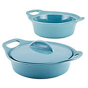 Rachael Ray&trade; Ceramics 3-Piece Baking Dish Set in Agave
