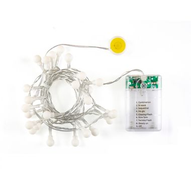 Simply Essential&trade; 9-Foot LED Globe String Lights. View a larger version of this product image.