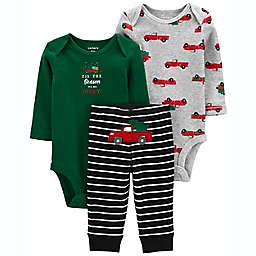carter's® Newborn 3-Piece Tree Outfit Set in Green
