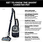 Alternate image 3 for Shark&reg; CZ351 Canister Pet Bagless Corded Vacuum in Navy/Silver