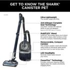 Alternate image 3 for Shark&reg; CZ351 Canister Pet Bagless Corded Vacuum in Navy/Silver