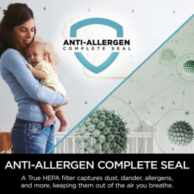 Shark&reg; CZ351 Canister Pet Bagless Corded Vacuum in Navy/Silver. View a larger version of this product image.