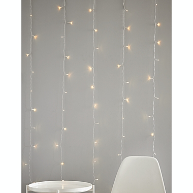 Simply Essential&trade; 135-Light LED Curtain Lights with Remote. View a larger version of this product image.
