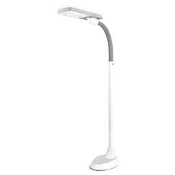 OttLite® Pivoting Shade Floor Lamp in White