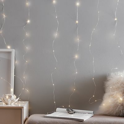 Simply Essential&trade; 180-Light LED Fairy Curtain with Remote
