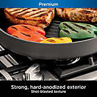 Alternate image 3 for Ninja&trade; Foodi&trade; NeverStick&trade; Premium Hard-Anodized 12-Inch Round Grill Pan