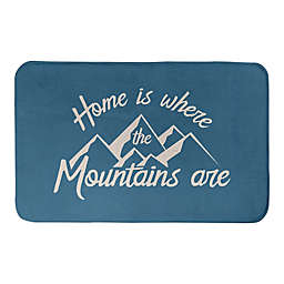 Designs Direct 21" x 34" "Home is Where the Mountains Are" Bath Mat