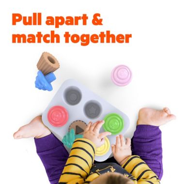 Bright Starts&trade; Sort &amp; Sweet Cupcakes Shape Sorting Activity Toy​. View a larger version of this product image.