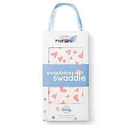 Norani® Size 0-3M I Heart You Organic Cotton Snugababe Swaddle in Pink
