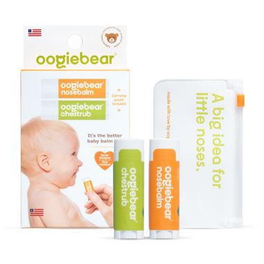 oogiebear&reg; Mini Nosebalm and Chestrub Kit. View a larger version of this product image.