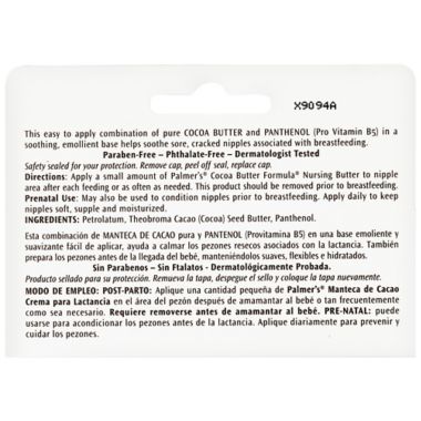 Palmer's&reg; 1.1 oz. Cocoa Butter Formula&reg; Nursing Butter. View a larger version of this product image.