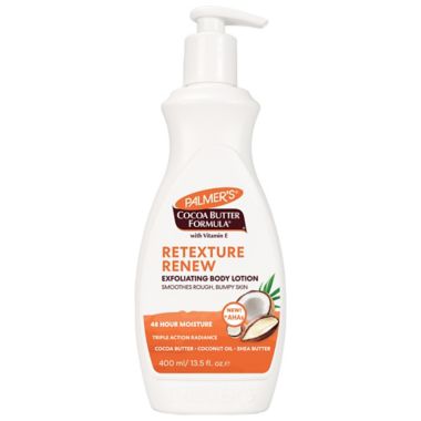 Palmer's&reg; Cocoa Butter Formula&reg; with Vitamin E 13.5 fl. oz. Exfoliating Body Lotion. View a larger version of this product image.