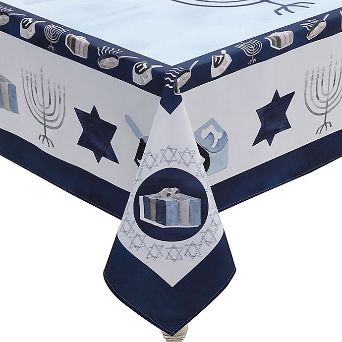 Alternate image 1 for Laural Home Happy Hanukkah Table Decor Collection