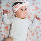 Alternate image 1 for Norani&reg; Organic Cotton Fitted Crib Sheet in Pink Hearts