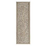 Madison Park&reg; Laurel Branches Carved Wood Panel Wall Decor