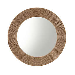 Madison Park® Cove 26-Inch x 26-Inch Round Jute Mirror in Natural