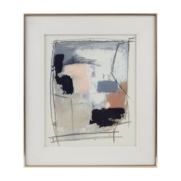 Madison Park® Abstract Reveal 27.8-Inch x 31.8-Inch Double Matted Framed Glass Wall Art in Neutral