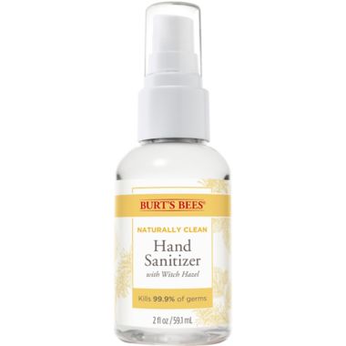 Burt's Bees&reg; 2 fl. oz. Naturally Clean Hand Sanitizer. View a larger version of this product image.