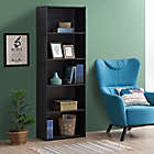 Alternate image 1 for Simply Essential&trade; Basic 5-Shelf Bookcase in Black
