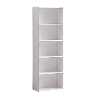 Simply Essential&trade; Basic 5-Shelf Bookcase in White. View a larger version of this product image.