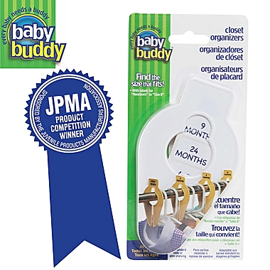 Baby Buddy&reg; Size-It Closet Organizers in White (Set of 5). View a larger version of this product image.