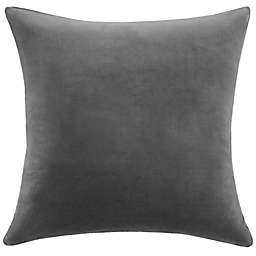 Studio 3B™ Velvet 20-Inch Square Throw Pillow in Grey
