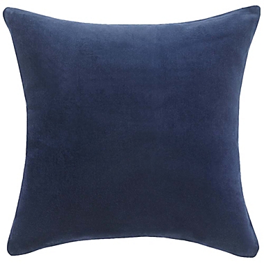 Studio 3B&trade; Velvet 20-Inch Square Throw Pillow in Indigo. View a larger version of this product image.