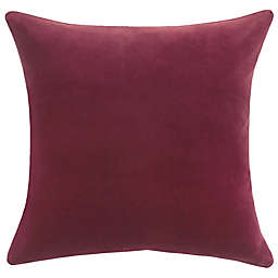 Studio 3B™ Velvet 24-Inch Square Throw Pillow in Zinfandel