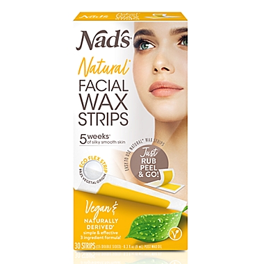 Nad&#39;s&reg; 30-Count Facial Wax Strips. View a larger version of this product image.