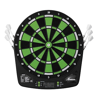 Fat Cat&reg; Sirius Electronic Dartboard in Black. View a larger version of this product image.