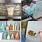 Alternate image 3 for Zip Top&trade; 8-Piece Reusable Food Storage Set in Teal