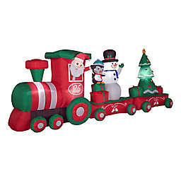 National Tree Company® 16-Foot Holiday Train Inflatable Christmas Lawn Decoration