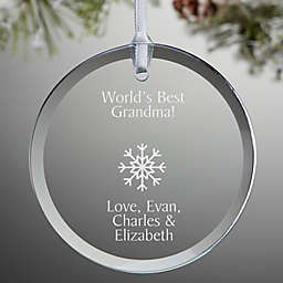 Create Your Own Round Christmas Ornament