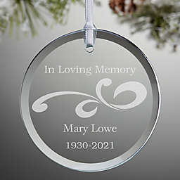 Lovely Memories Memorial Christmas Ornament