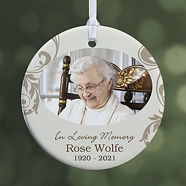 In Loving Memory Photo Memorial Christmas Ornament Collection. View a larger version of this product image.