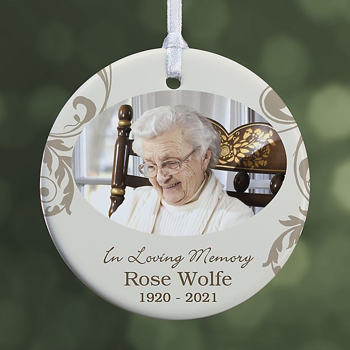 Alternate image 1 for In Loving Memory Photo Memorial Christmas Ornament Collection
