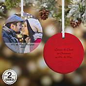 Photo Sentiments 2-Sided Glossy Christmas Ornament