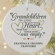 Grandparents Are Special Round Matte Christmas Ornament