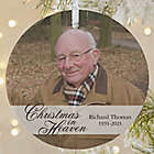 Alternate image 0 for Christmas In Heaven Memorial Photo Ornament